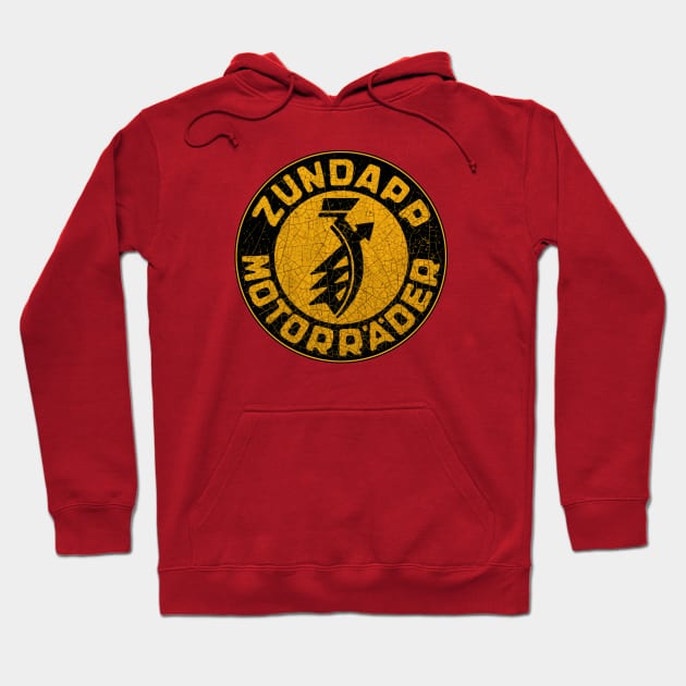 Zundapp Motorcycles Hoodie by Midcenturydave